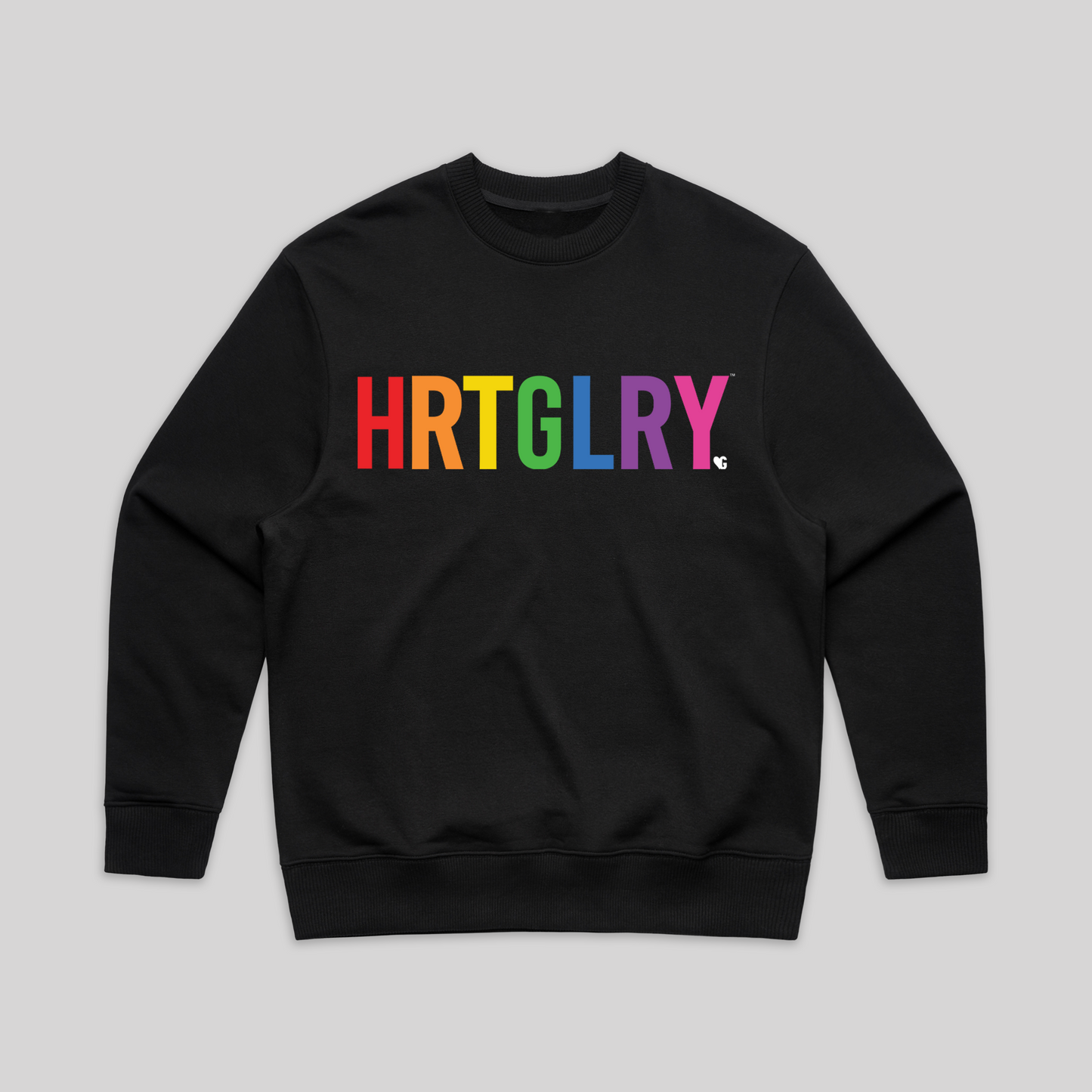 HRTGLRY BLK LOGO SWEATSHIRT