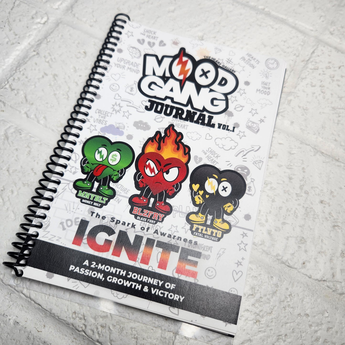 Mood Journal Vol. I IGNITE 🔥 Physical Copy
