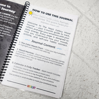 Mood Journal Vol. I IGNITE 🔥 Physical Copy