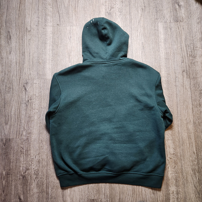 BLEACHED PAINT SPLATTER (WHITE) - HOODIE