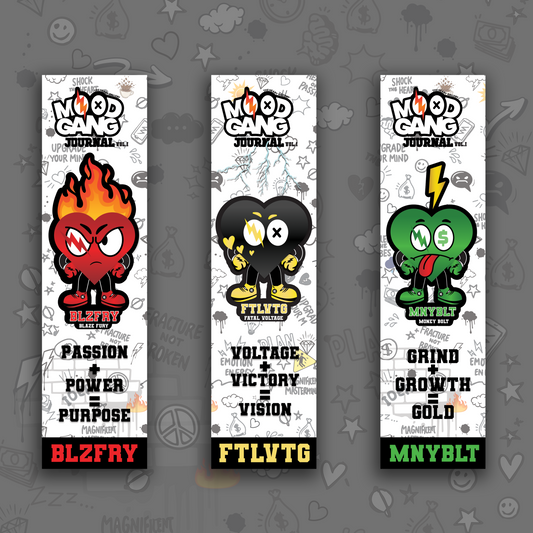Mood Gang Bookmark Set — Vol. I: IGNITE (PHYSCIAL COPY)