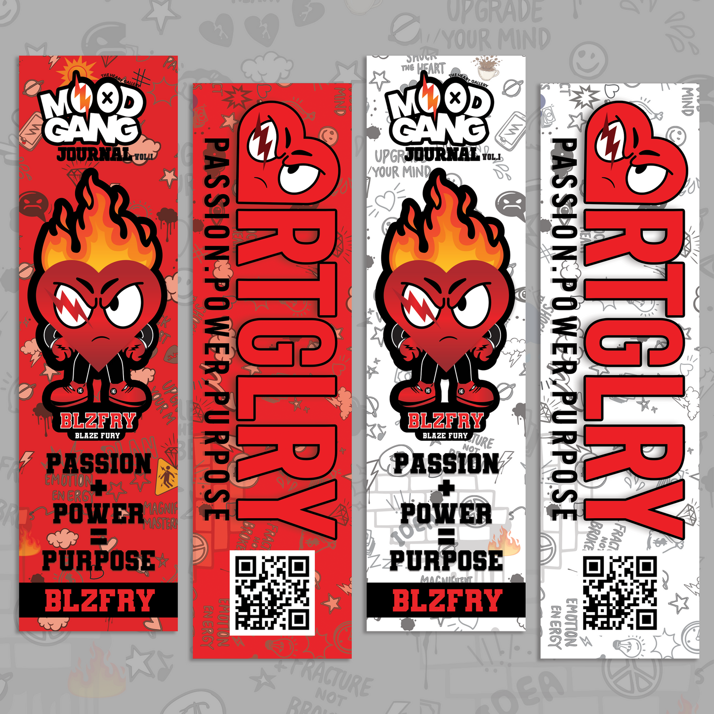 Mood Gang Bookmark Set — Vol. I: IGNITE (PHYSCIAL COPY)
