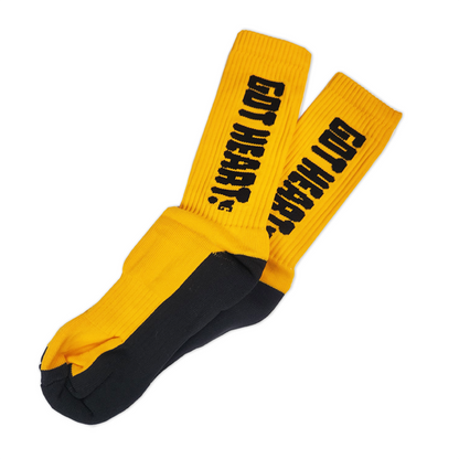 GOT HEART? Yellow Socks