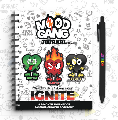 Mood Journal Vol. I IGNITE 🔥 Physical Copy