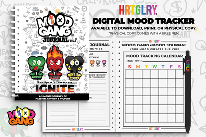 Mood Journal Vol. I IGNITE 🔥 Physical Copy