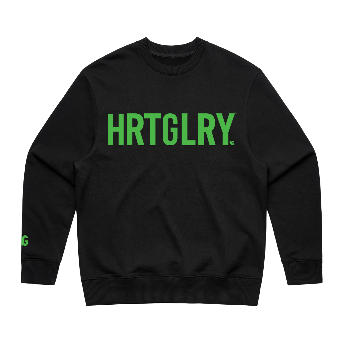 HRTGLRY BLK LOGO SWEATSHIRT