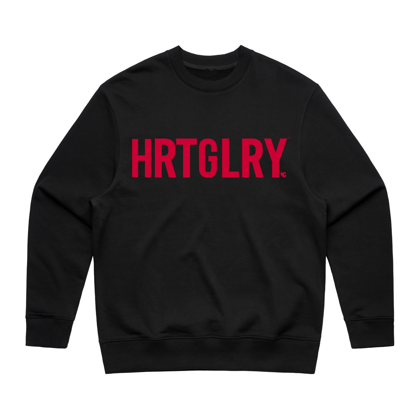 HRTGLRY BLK LOGO SWEATSHIRT