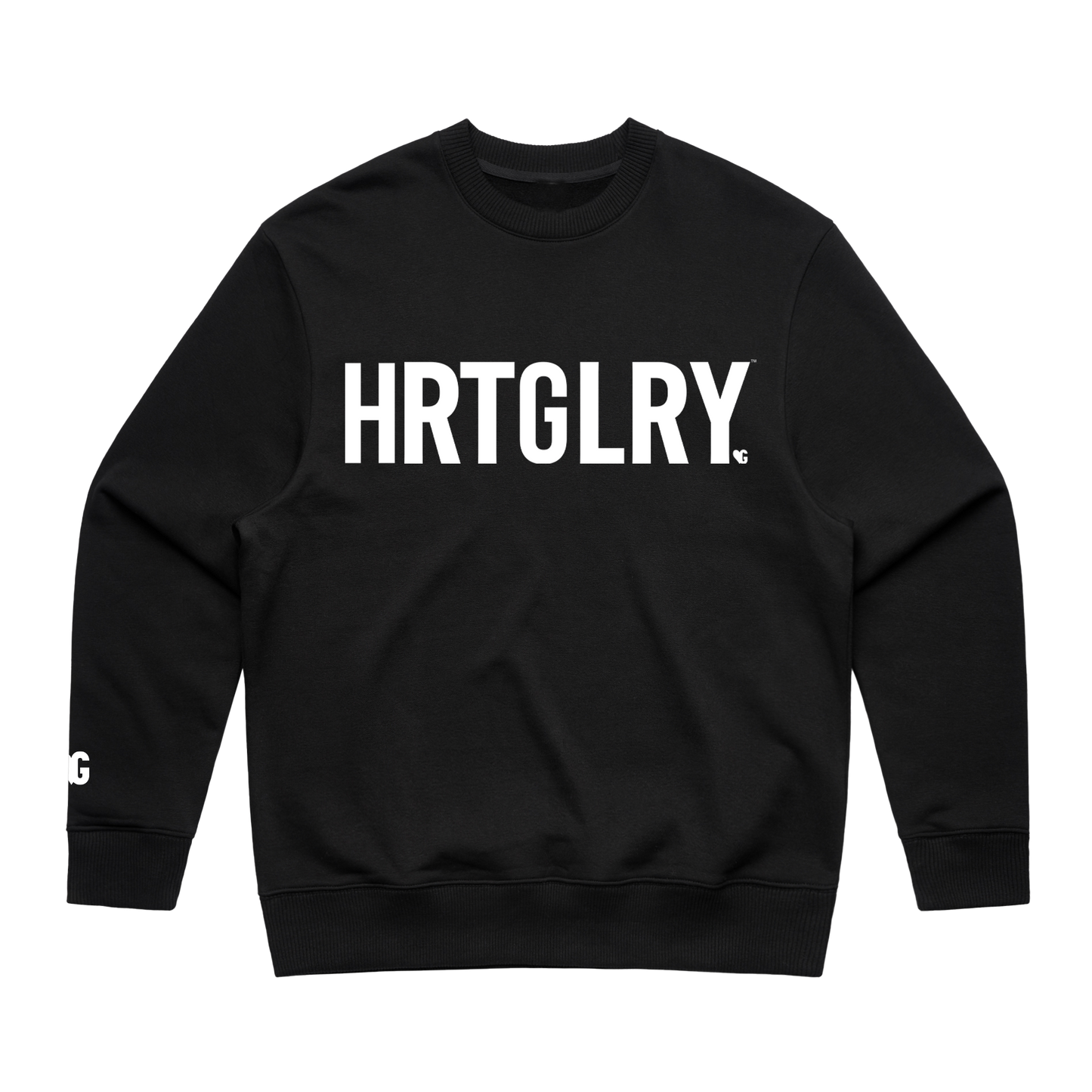 HRTGLRY BLK LOGO SWEATSHIRT
