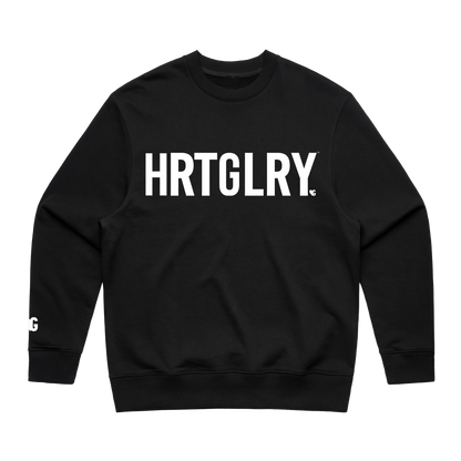 HRTGLRY BLK LOGO SWEATSHIRT