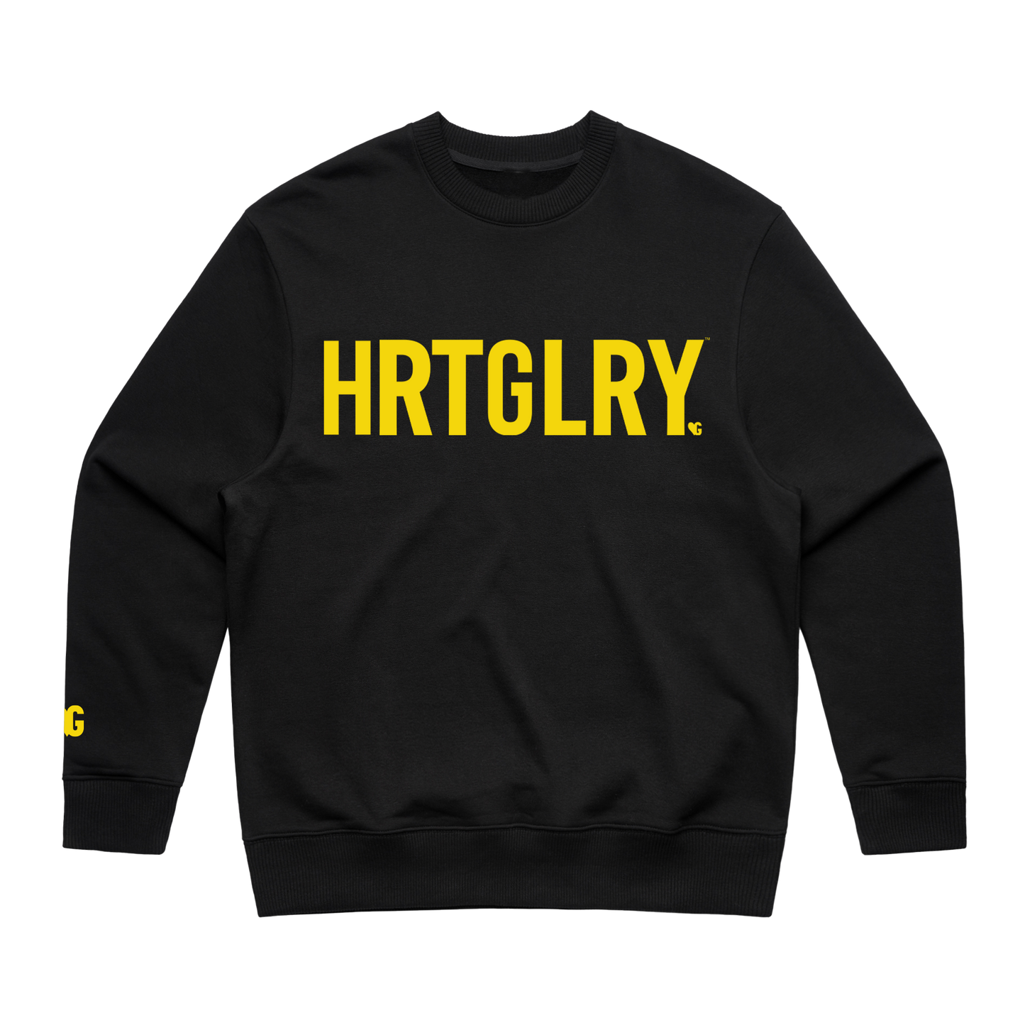 HRTGLRY BLK LOGO SWEATSHIRT